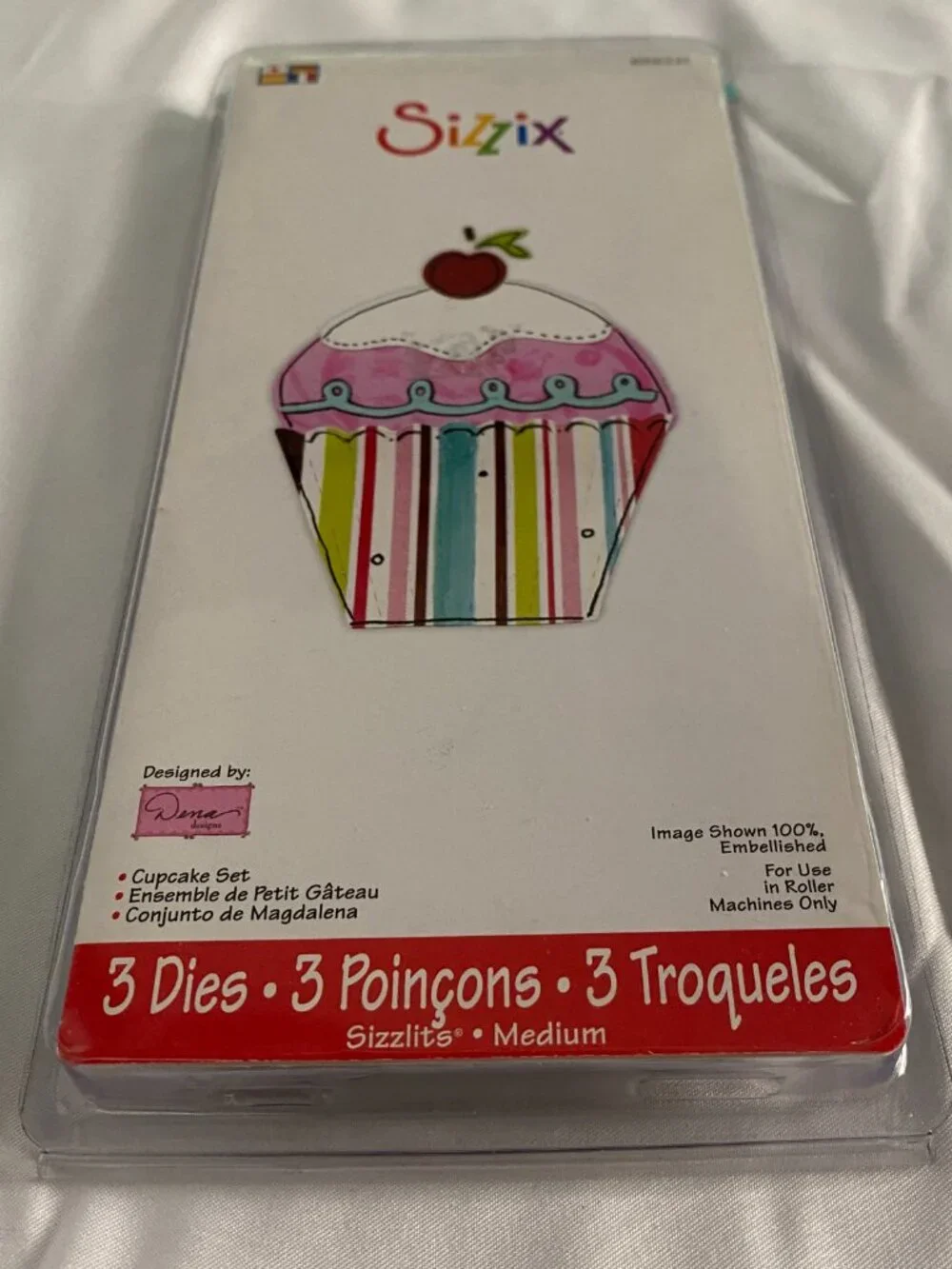 Sizzix Sizzlits Cupcake Set 3-Piece Cutting Die Set